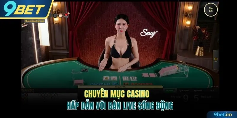 Casino hấp dẫn với bàn live sống động