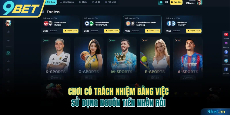  Chơi có trách nhiệm bằng việc sử dụng nguồn tiền nhàn rỗi