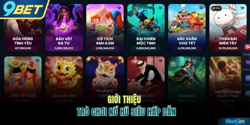 Giới thiệu trò chơi nổ hũ