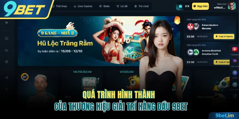 Khám phá quá trình làm nên thương hiệu 9BET