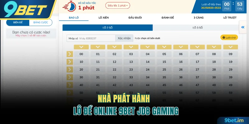 Nhà phát hành lô đề online JDB Gaming