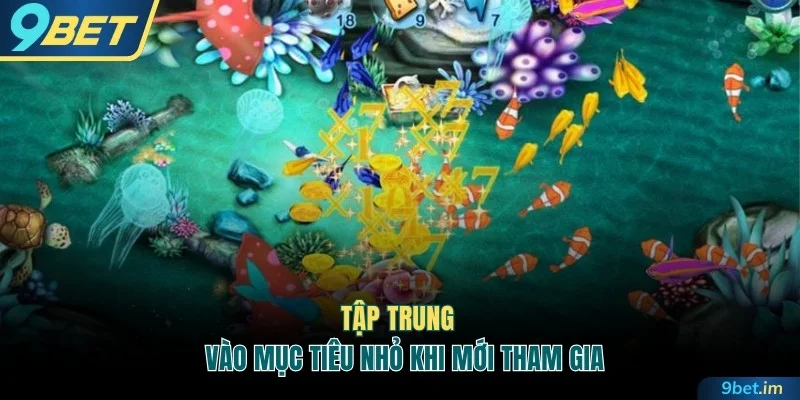 Tập trung vào mục tiêu nhỏ khi mới tham gia